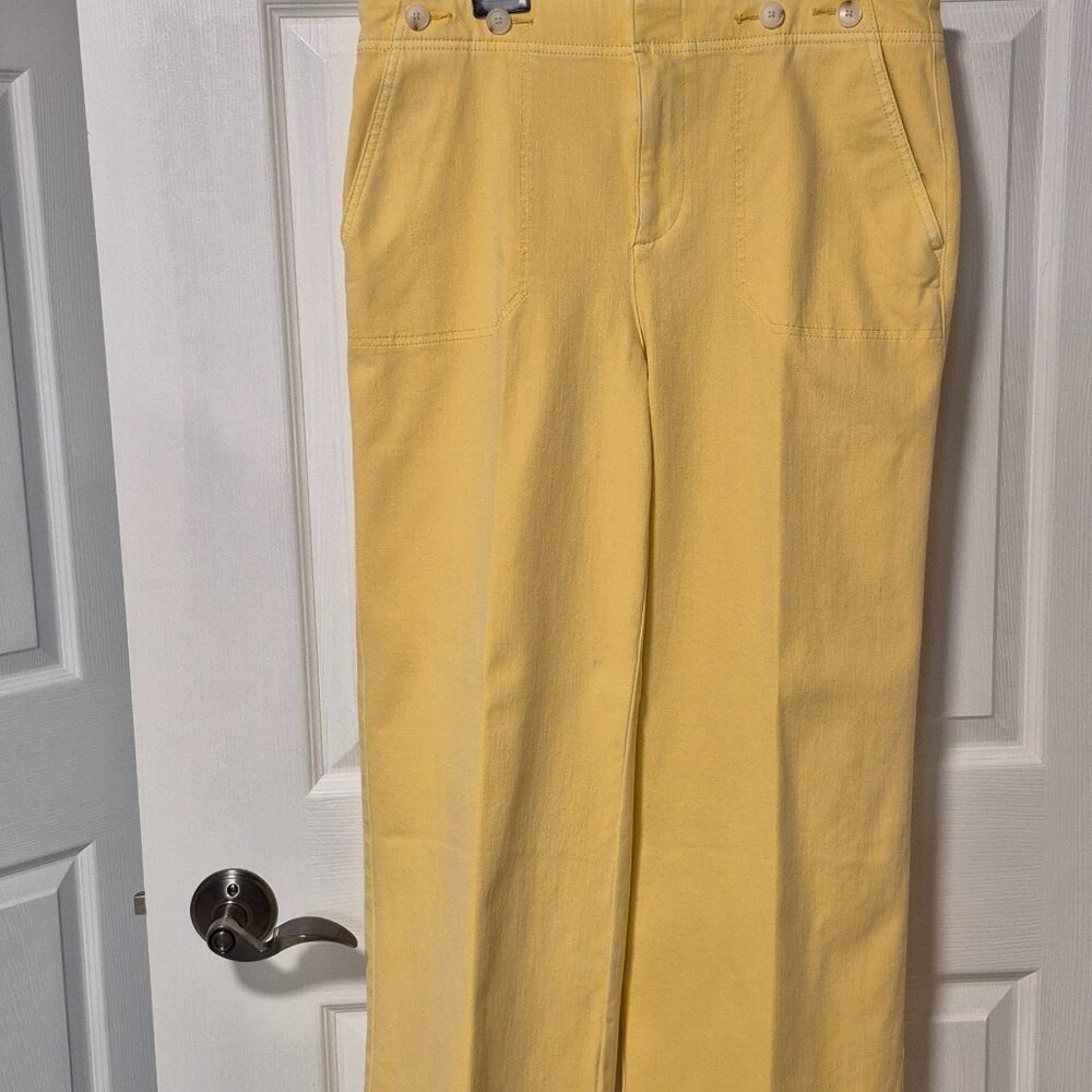 TALBOTS Wide Legged cropped jeans.  Size 10